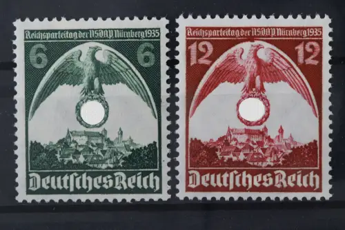 Deutsches Reich, MiNr. 586-587 X, postfrisch - 220890
