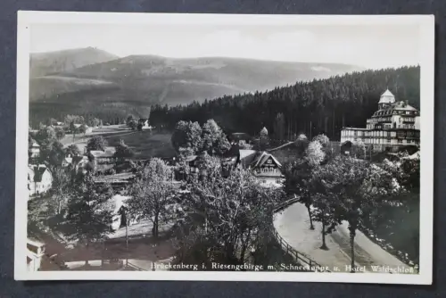 Brückenberg, Riesengebirge, Ortsansicht, Schneekoppe, Hotel Waldschloß - 425653