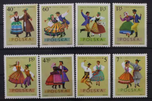 Polen, MiNr. 1951-1958, postfrisch - 208344