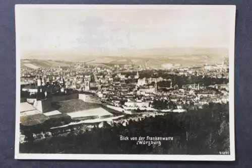 Würzburg, Blick von der Frankenwarte auf die Stadt - 425654