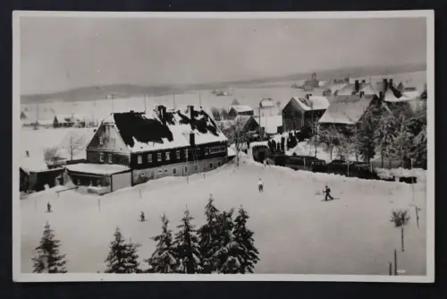 Zinnwald OT v. Altenberg, Gasthof "Sächsischer Reiter" Wintersportplatz - 425658