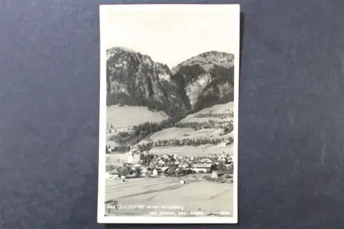 Bad Oberdorf, Allgäu, Teilansicht mit Hirschberg u. Spieser - 425661