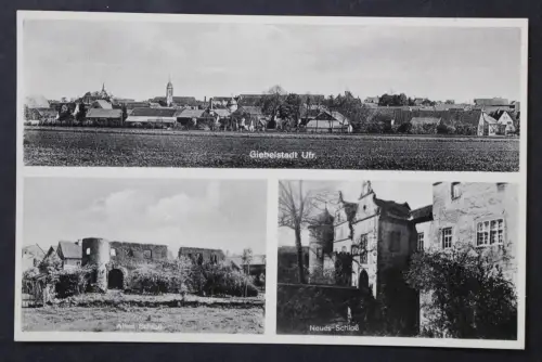Giebelstadt Ufr., Teilansicht, Altes Schloß, Neues Schloß - 425657