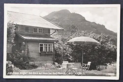 "Landhaus Birgle" mit Blick auf Horn bei Bad Oberdorf, Allgäu - 425660