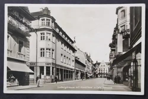 Bad Kissingen, Ludwigstrasse mit Konditorei und Cafe Schmaus - 425671