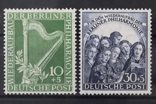 Berlin, MiNr. 72-73, Falz - 221256