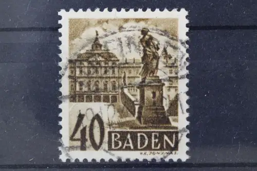 Franz. Zone Baden, MiNr. 35, gestempelt, BPP Signatur - 221271
