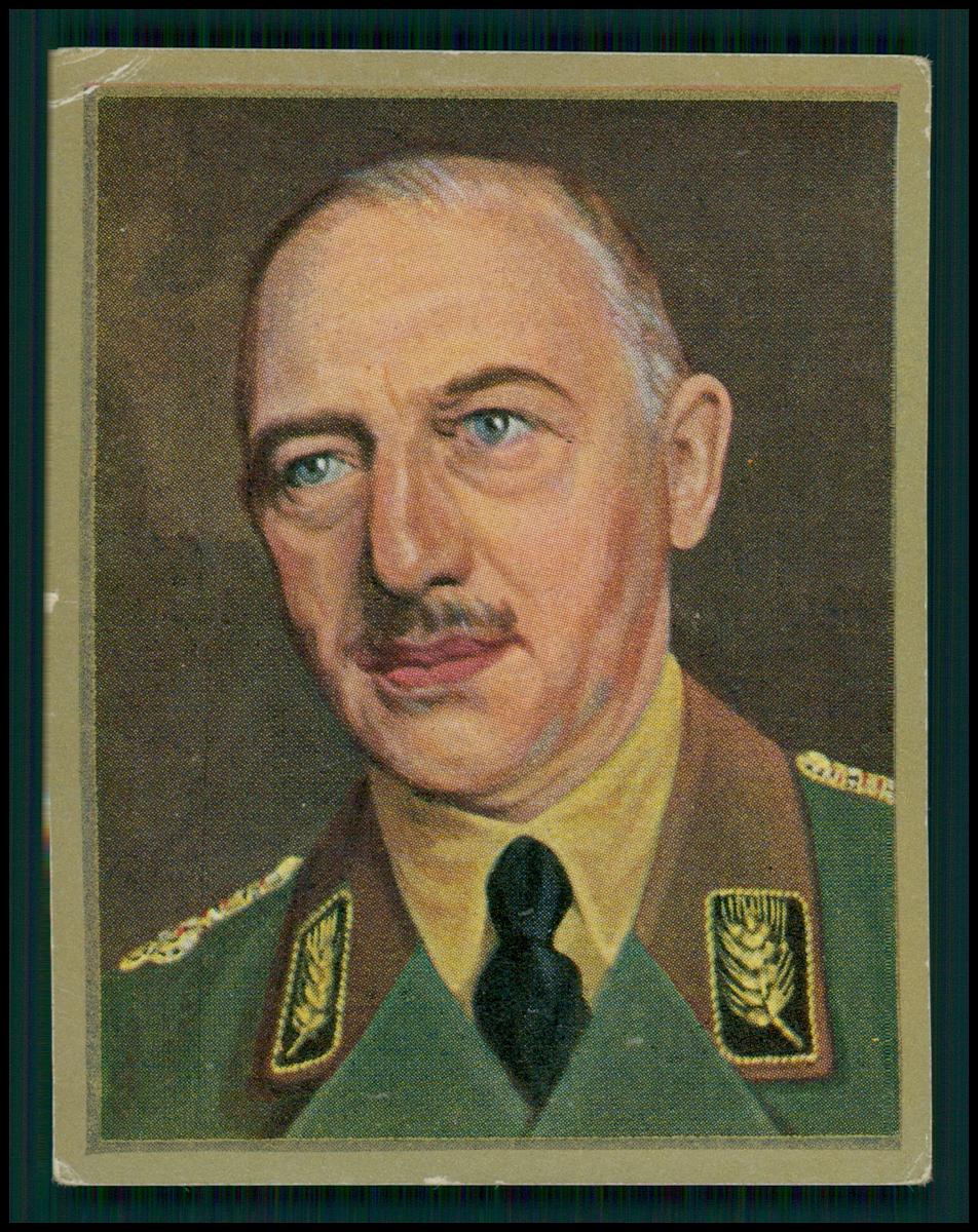 Konstantin Hierl Führer des Reichsarbeitsdienstes ALVA Sammelbild