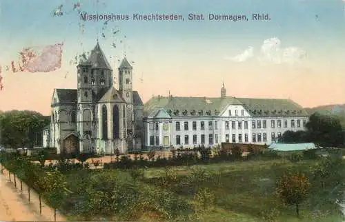 AK Dormagen, Missionshaus Knechtsteden, versandt 1914
