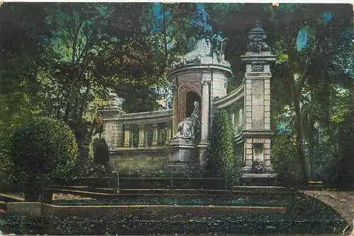 Ansichtskarte Koblenz Feldpost Kaiserin Augusta Denkmal versandt 1915
