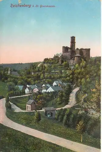 AK Reichenberg bei St. Goarshausen Feldpost versandt 1915