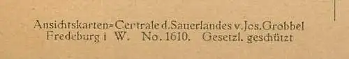 Ansichtskarte Nuttlar Teilansicht - Jos. Grobbel No. 1610 nicht versandt