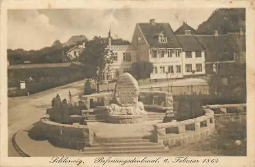 AK - Schleswig Befreiungsdenkmal 6. Februar 1864