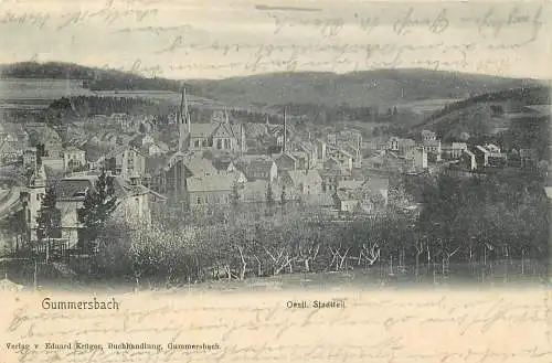 AK - Gummersbach Östlicher Stadtteil versandft 1903