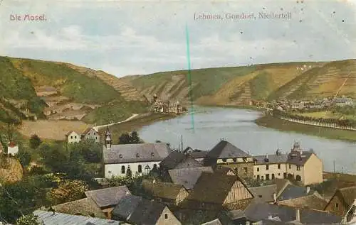 AK - Die Mosel Lehmen, Gondorf, Niederfell Gutmann´s Karte 1923