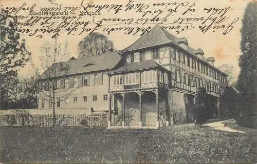 AK - Stadtlengsfeld Schloss versandt 1917