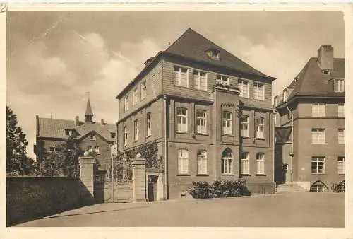 Ansichtskarte Bergheim Erft Maria Hilf Krankenhaus Feldpost versandt 1942