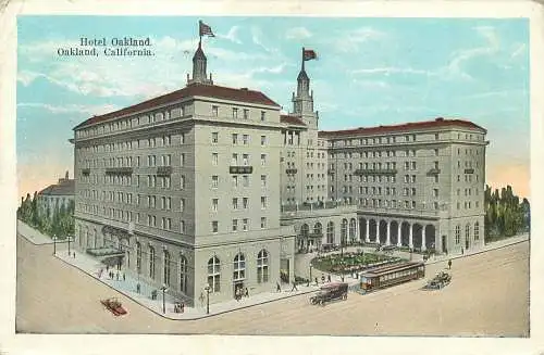 Ansichtskarte Hotel Oakland Oakland California 1929