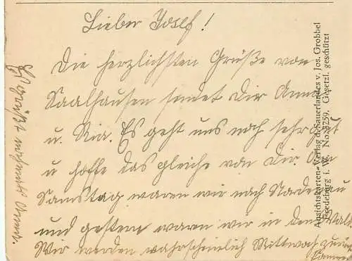 Ansichtskarte Sauerland Saalhausen Luftkurort versandt 1931