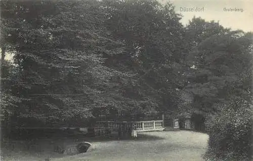 Ansichtskarte Düsseldorf Grafenberg versandt 1905
