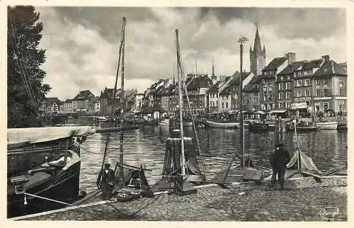 AK Königsberg in Preußen Pregelpartie mit Fischmarkt