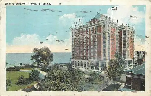 AK USA Cooper Carlton Hotel Chicago 1923