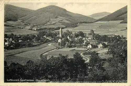 AK Saalhausen Luftkurort im Sauerland  No. 4049 1938