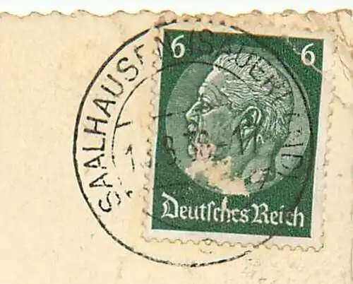 AK Saalhausen Luftkurort im Sauerland  No. 4049 1938