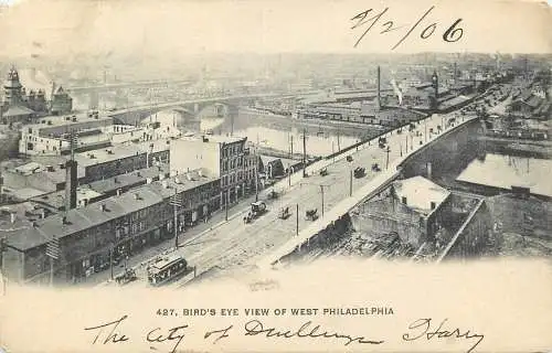 AK USA Bird´s Eye View of West Philadelphia