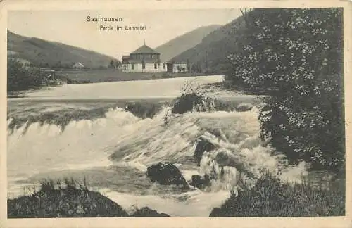 AK Saalhausen Partie im Lennetal  versandt 1914 Nr. 1375