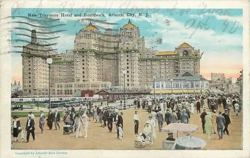 AK USA New Traymore Hotel and Boardwalk, Atlantic City N.J.