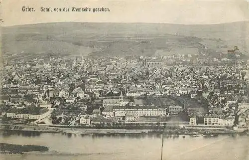 AK Trier Total von der Westseite gesehen versandt 1909