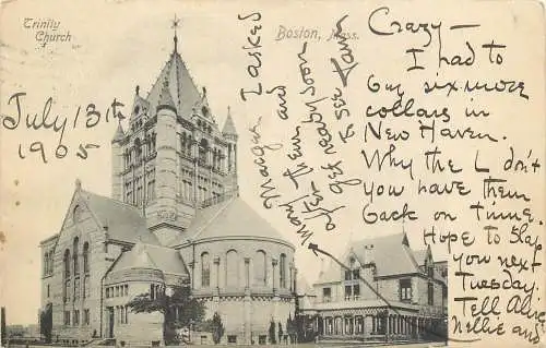 AK USA Trinity Church Boston, Mass 1905