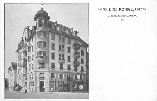 AK Luzern Hotel Drei Könige nicht versandt