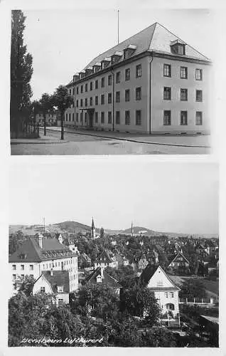 AK Bensheim Luftkurort zwei Ansichten Echtfoto nicht versandt