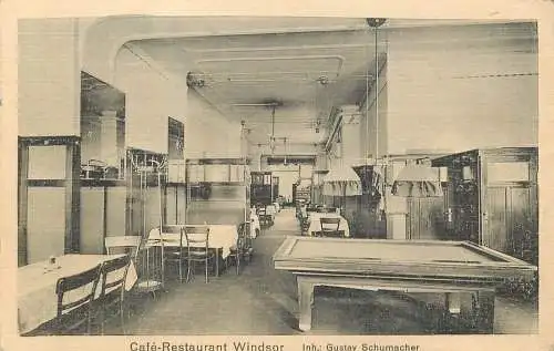 AK Café Restaurant Windsor Feldpost 1916