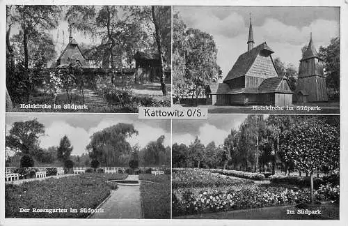 AK - Kattowitz Oberschlesien Feldpost 1941 versandt Holzkirche