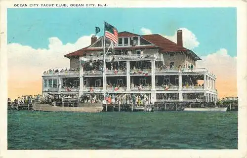 AK - USA Ocean City Yacht Club, Ocean City N.J. 1930