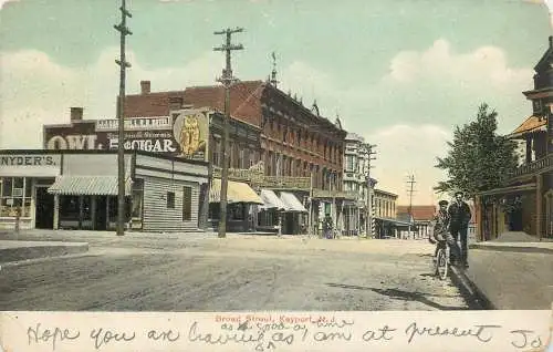 AK - USA Broad Street, Keyport N.J. 1907 received