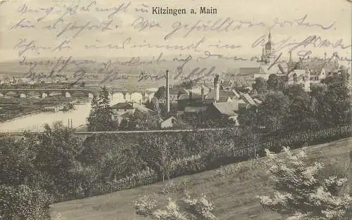 AK - Kitzingen am Main versandt 1912
