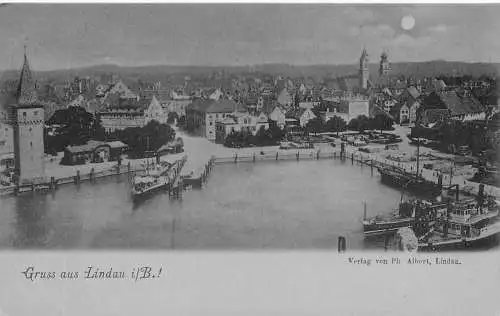 AK, Gruss aus Lindau am Bodensee in Bayern