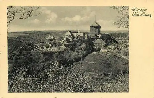 AK - Solingen Schloss Burg versandt 1939