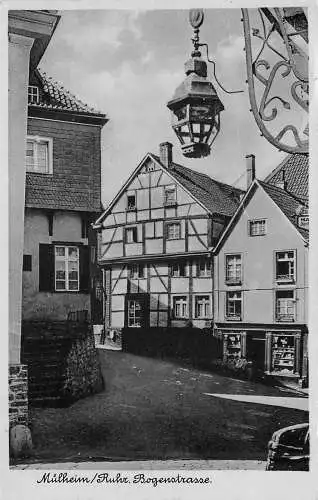 Ansichtskarte Feldpost Mühlheim an der Ruhr - Bogenstraße versandt 1940