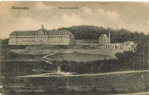 Ansichtskarte Denklingen Feldpost Genesungsheim versandt 1918