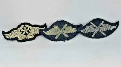 3x Ärmelabzeichen u.a. Luftwaffe Ärmelabzeichen für fliegertechnisches Personal