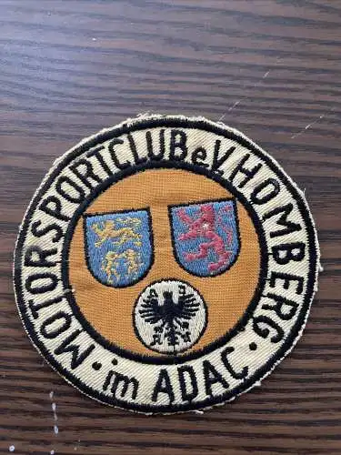 adac Aufnäher Motorsportclub Homberg