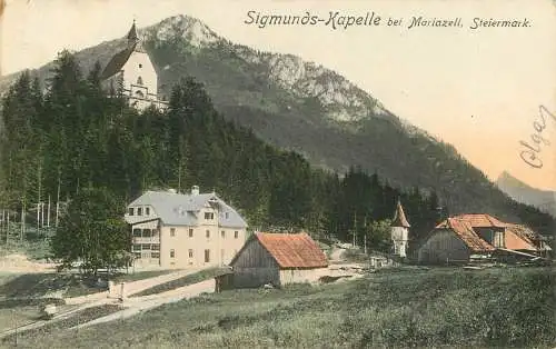 AK - Litho Sigmunds-Kapelle bei Mariazell, Steiermark versandt 1911