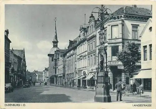 Ansichtskarte Oldenburg Osten Langestrasse nicht versandt