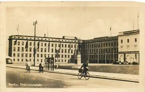 Ansichtskarte Berlin Thälmannplatz Stempel Filmfestspiele versandt 1952