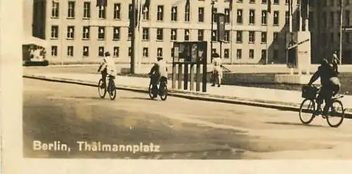 Ansichtskarte Berlin Thälmannplatz Stempel Filmfestspiele versandt 1952